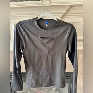 Yeezy Gap Women’s Long Sleeve Second Skin Top Black Size Small